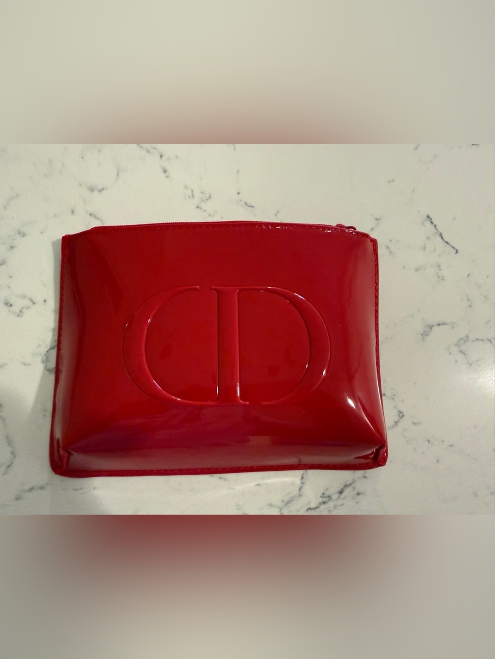 Dior Red Cosmetic Pouch - Brand New
